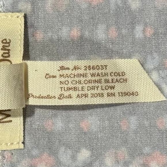 Matilda Jane Tank Top Floral Cottage Boho Sleeveless High Low Blue Size Medium - Picture 3 of 5